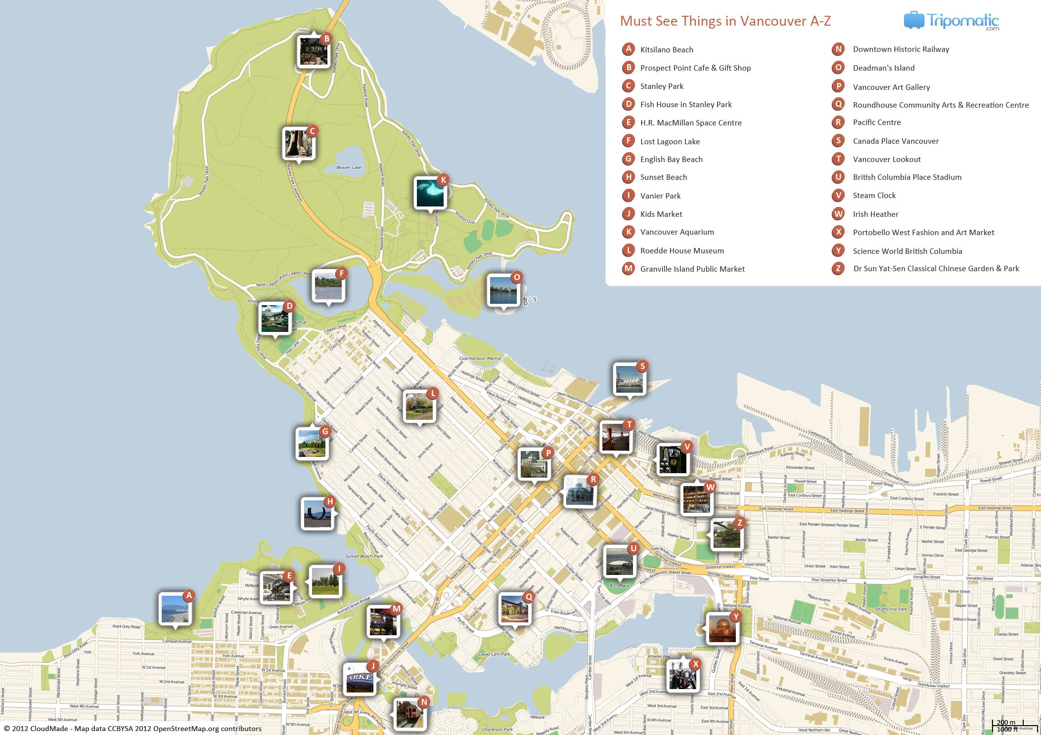 Vancouver Island Map Print Canada Colors — Maps As Art