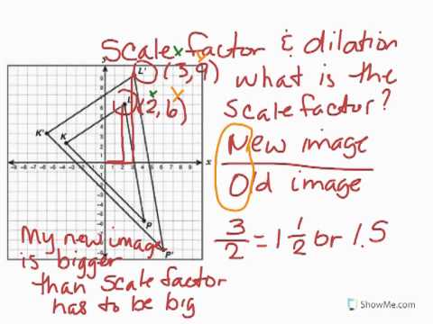 Calculating Scale Factors of Geometric Figures Scholastic